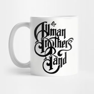 Vintage Allman Bothers Typography Logo Mug